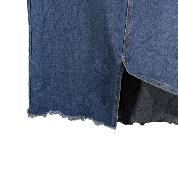 Mid-length Jean Skirt Size L - Picture 3 of 3
